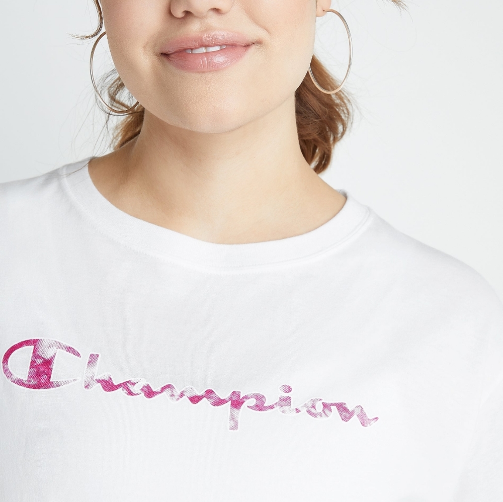 Champion Cropped Space Dye Tee
